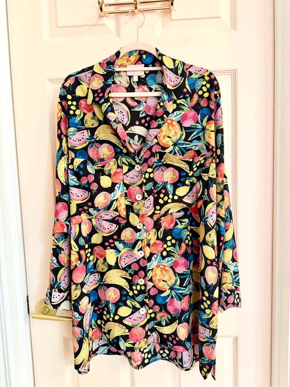 Oversize fruit print show me your mumu top